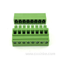 Plug in PCB terminal block 3.5MM pitch male female pair plug